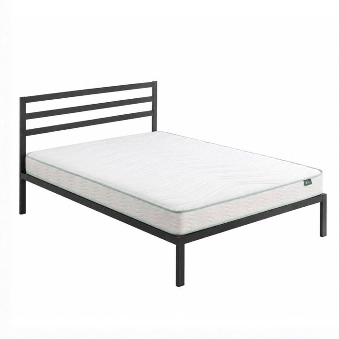 Zinus Queen Metal Bed Frame & Bonnell Spring Mattress Set, Essential Inner Spring