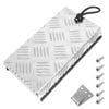 Truma Cowl Cover Silver Universal Aluminum Checker Plate External Flue Vent