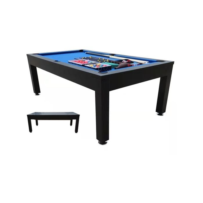 7FT Pool Table Snooker Billiard Table With Dining Table Top