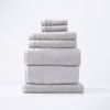 7pc Renee Taylor Aireys Hand/Face Bath/Towel Set Zero Twist Cotton 650GSM Vapour