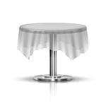 Crystal Clear 0.5 x 1370mm Wide Vinyl Tablecloth