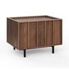 Linea 55cm Light Walnut 1 Drawer Bedside Table