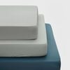 2000TC Ultra Soft Queen Fitted Sheet Set- Gray