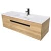 CIBO 1200mm Coast Veneer Oslo Wall Hung Vanity