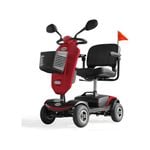 EQUIPMED Electric Mobility Scooter Foldable 300W Portable Elderly 4 Wheel Senior Adult Aid