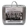 Onkaparinga Sherpa Plush Heated Throw/Electric Blanket w/LED Heat Control Grey