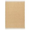 Loopsie-290cm X 200cm-segundo Yellow And Cream Checkered Washable Rug