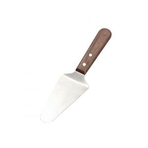 Chef Inox Stainless Steel Cake Server With Wooden Handle