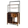 Costway 3-tier Kitchen Storage Cabinet Wine Rack Organiser Display Stand W/drawer