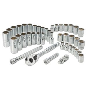 Stanley 42 Piece 3/8" Drive Metric And Imperial Socket Set 89-508