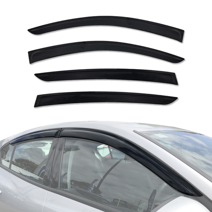 AUSGO Luxury Weather Shields for Ford Focus SA Series Hatch 2018-2022 Weathershields Window Visors Wind Deflectors