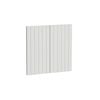 Kaboodle 600mm Sesame Salt V-Groove Med Rangehood Doors - 2 Pack