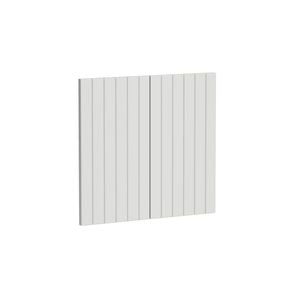 Kaboodle 600mm Sesame Salt V-Groove Med Rangehood Doors - 2 Pack