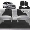 6D Diamond Car Floor Mats for Mercedes-Benz V-Class (3rd Gen, W447)2014-Current-Ultimate Set-Black-Outback GT