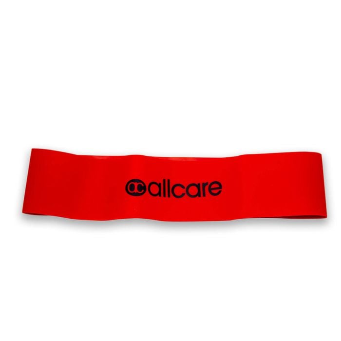 Exercise Resistance Band Loop 27.5cm For Strength Training - Red - Medium