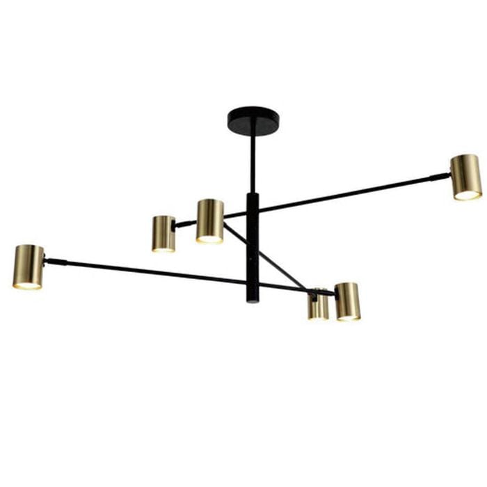 PELO Satin Brass 6 Light Pendant
