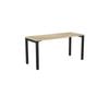 Olg Axis Table 4 Leg Black Frame New Oak Smooth Top L1500mm X W600mm