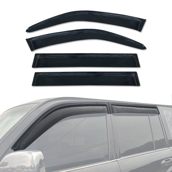 AUSGO Weather Shields for Toyota Land Cruiser Landcruiser 100 105 Series LC100 LC105 1998-2007 Weathershields Window Visors