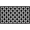 Bayliss 45 x 75cm Black Iron Gate Stipple Rubber Outdoor Mat