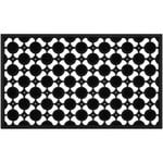 Bayliss 45 x 75cm Black Iron Gate Stipple Rubber Outdoor Mat