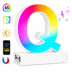 MAGNETIC LED LIGHT LETTER Q