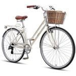 XDS Loretta 700c x 19" Ladies Alloy Retro Bike - Ivory