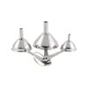 A Series Stainless Steel Funnel Set Of 3 Soffritto