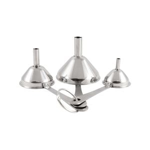 A Series Stainless Steel Funnel Set Of 3 Soffritto