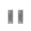 Delf 125mm Stainless Steel Sqaure Flush Pull - 2 Pack