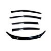Black Bonnet Protector &amp; Weathershields Stone Chip Guard for Hyundai Santa Fe 2012-2018