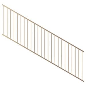 ProtectorAl 1201-2400 x 900mm Primrose Raked Up to 15º Flat Top Garden Fence Panel