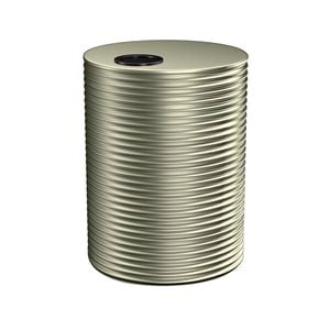 Kingspan 3000L Round Steel Water Tank - 1500mm x 1860mm Pale Eucalypt