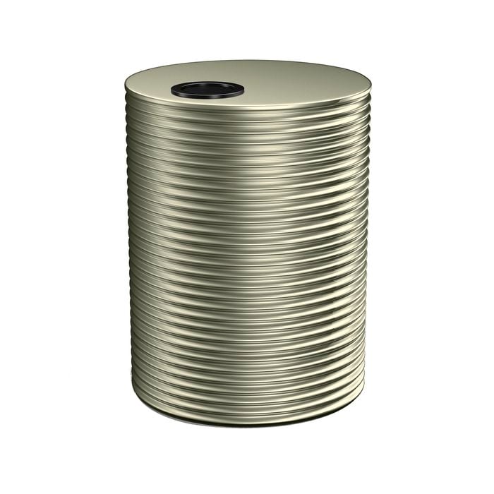 Kingspan 3000L Round Steel Water Tank - 1500mm x 1860mm Pale Eucalypt