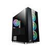 1st Player Black Sir B7-E ATX PC Gaming Case w/ 4x M2 RGB Cooling Fans