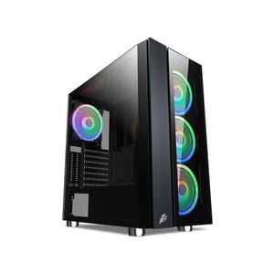 1st Player Black Sir B7-E ATX PC Gaming Case w/ 4x M2 RGB Cooling Fans