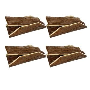 4 X Yes4pets Hamster Natural Wooden Seesaw Chew Toy