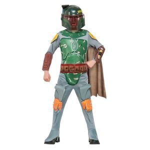 Star Wars Size S Boba Fett Deluxe Jumpsuit Kids Dress-up Cosplay Party Costume