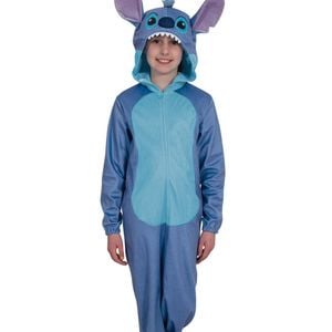 Stitch Deluxe Kids Blue Disney Onesie Costume - 6-8