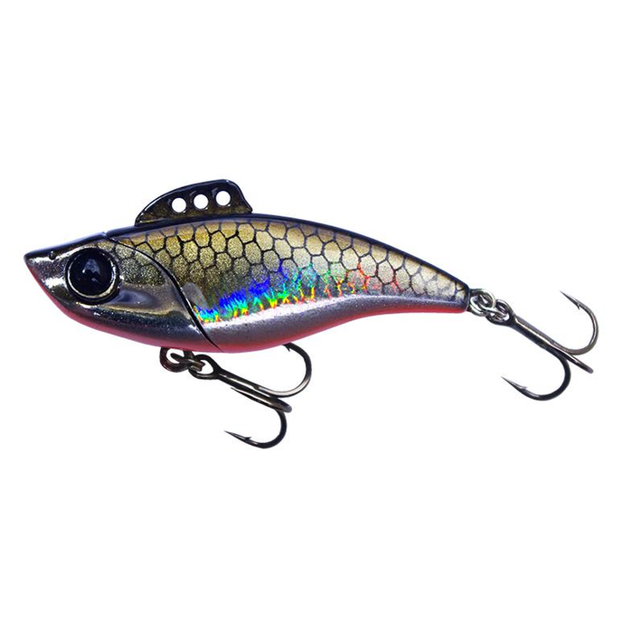 Profishent Ora Vibe 45mm Zinc Weight Metal Hard Body Fishing Lure Brown Silver Clear Orange