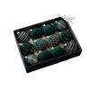 Catzon 12 Pcs Flocked Christmas Balls Ornaments 6CM for Xmas Tree Holiday Wreath Garland Decor-Green