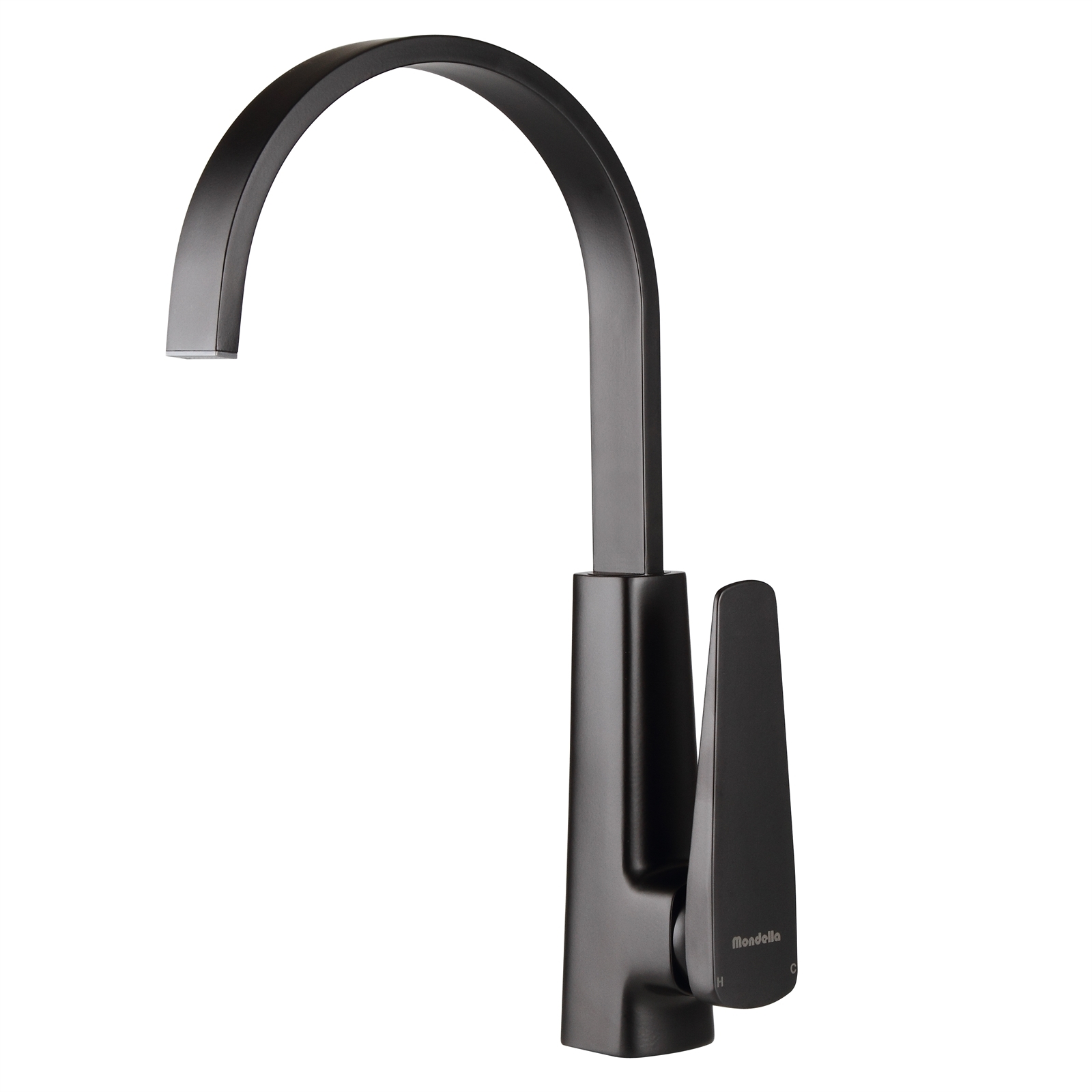 Mondella WELS 5 Star 6L/min 25mm Black Matte Rococo Lever Sink Mixer thumbnail 2