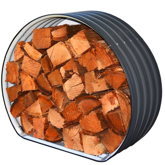 Birdies 100cm Round Firewood Storage
