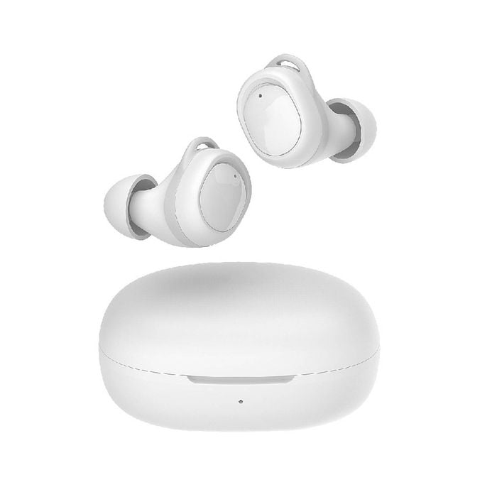 Sansai TWS Earbuds Bluetooth 5.1 w/ Charging Case 6x5 cm White