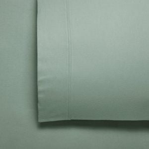 Bianca Fletcher 170gsm Cotton  Flannelette Sheet Set Sage - King Bed