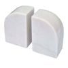 2pc J.Elliot Home Percy Set Book Ends Curved 14.5x9.5x6cm Marble