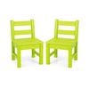 Costway 2x Kids Activity Play Chairs Study Green