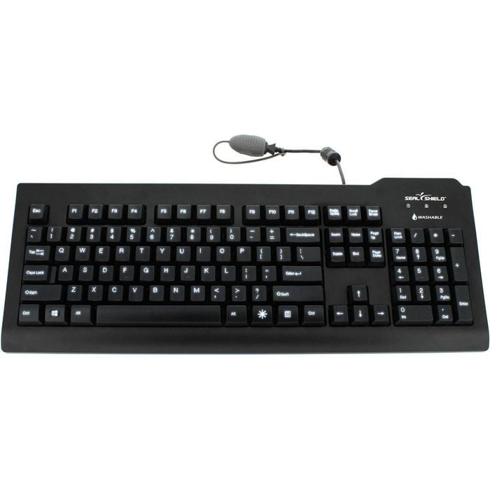 Seal Shield Silver Seal Ssksv207g Keyboard - Cable Connectivity - Usb Interface - English, French - Membrane Keyswitch - Pc, Mac