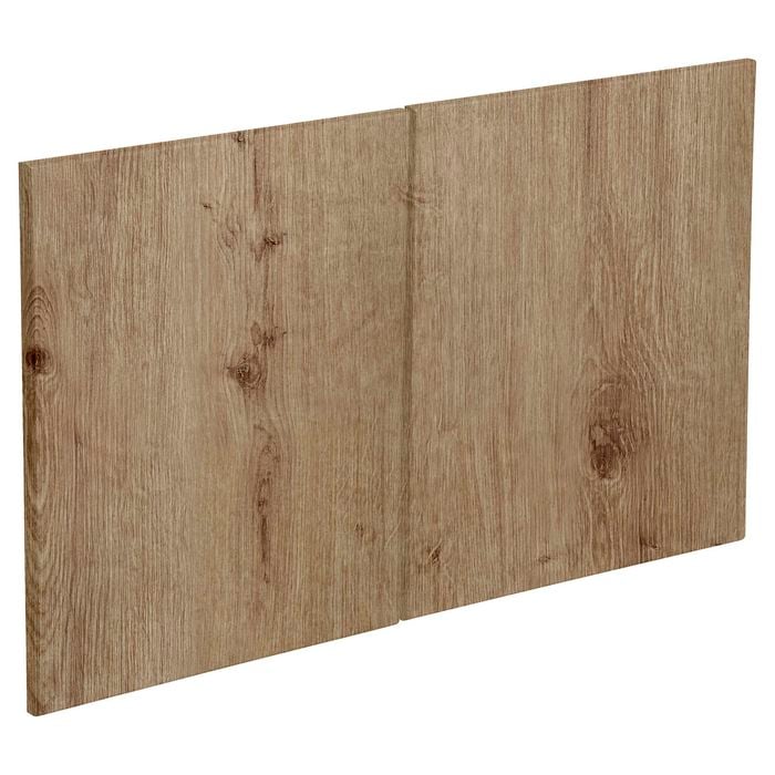 Kaboodle 900mm Spiced Oak Modern Medium Rangehood Doors - 2 Pack