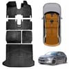 Floor Mats Boot Liner Set for Hyundai IONIQ 5 IONIQ5 2021-Onwards Cargo Kick Back Seat Protector