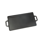 46x22 cm Cast Iron Reversible Griddle BBQ Plate